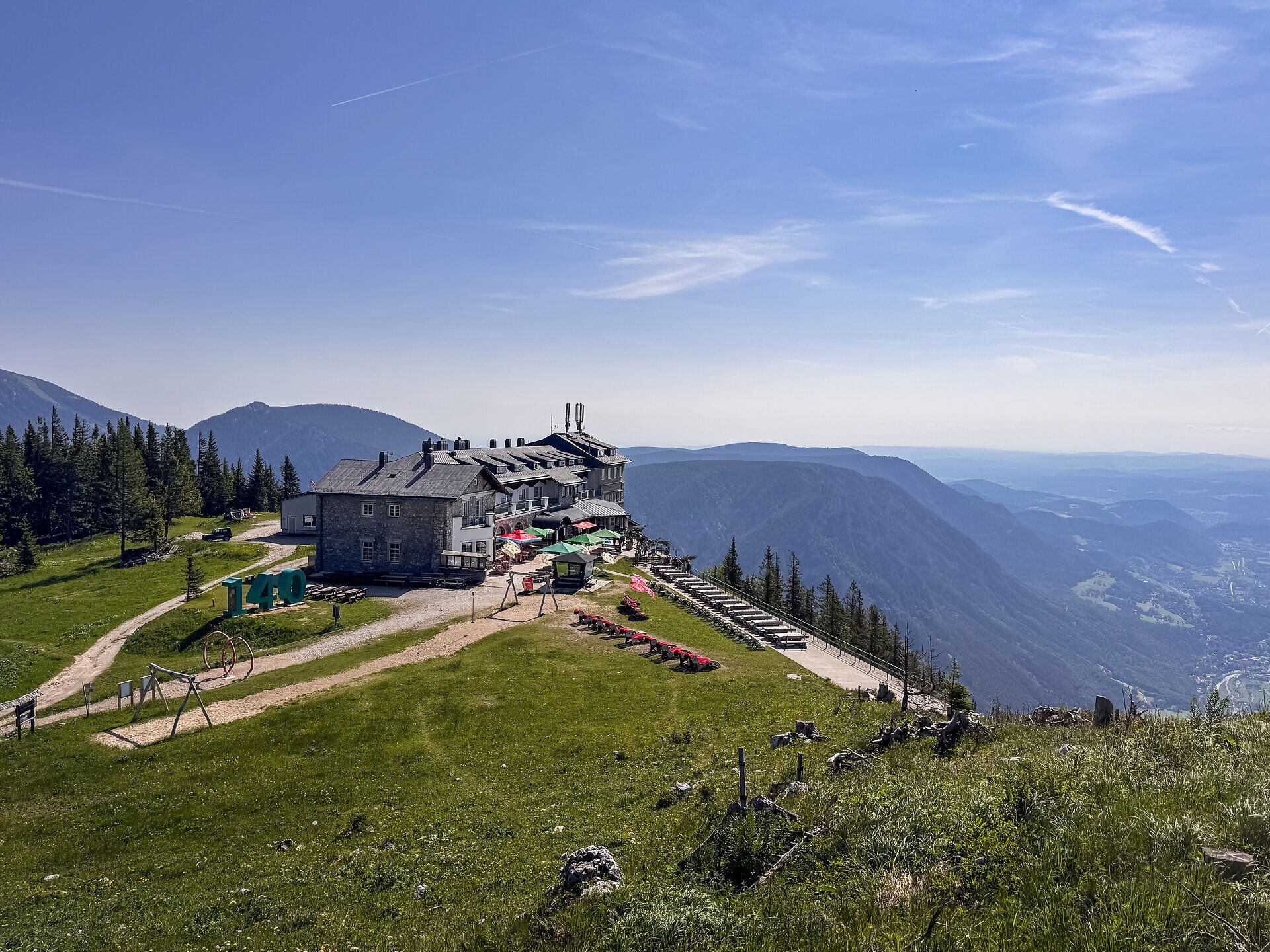 Wiener Alpen in Niederösterreich, Berghütte, Raxalm-Berggasthof, Rax