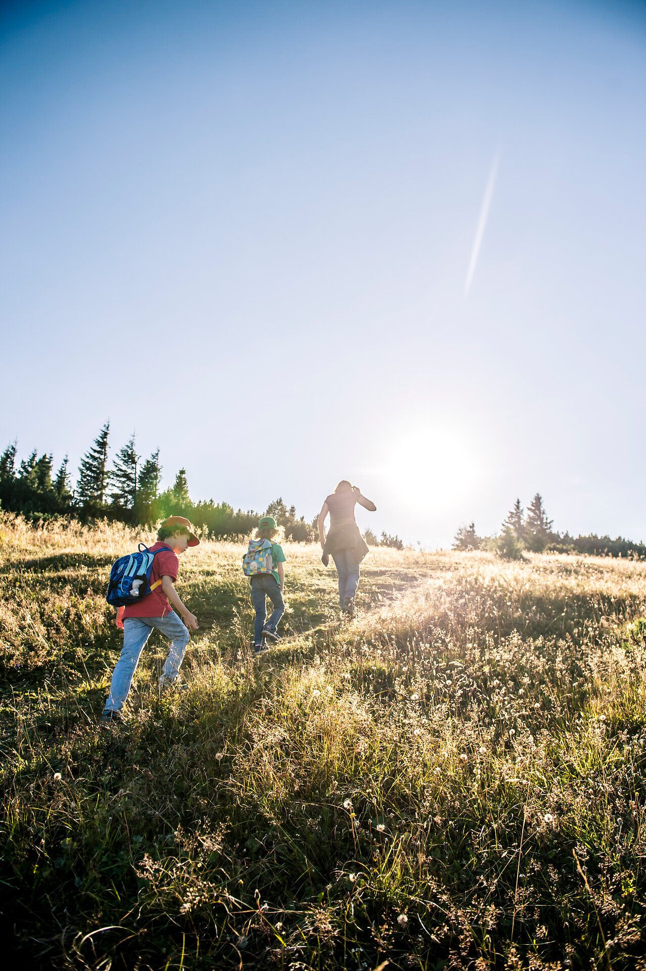 Die sanften Hügel der Rax laden zu einem unvergesslichen Abenteuer ein. Kinder und Erwachsene genießen die frische Bergluft und die strahlende Sonne, während sie durch die blühenden Wiesen wandern. Hier, inmitten der Natur, wird jeder Schritt zu einem Erlebnis voller Freude und Entdeckung.