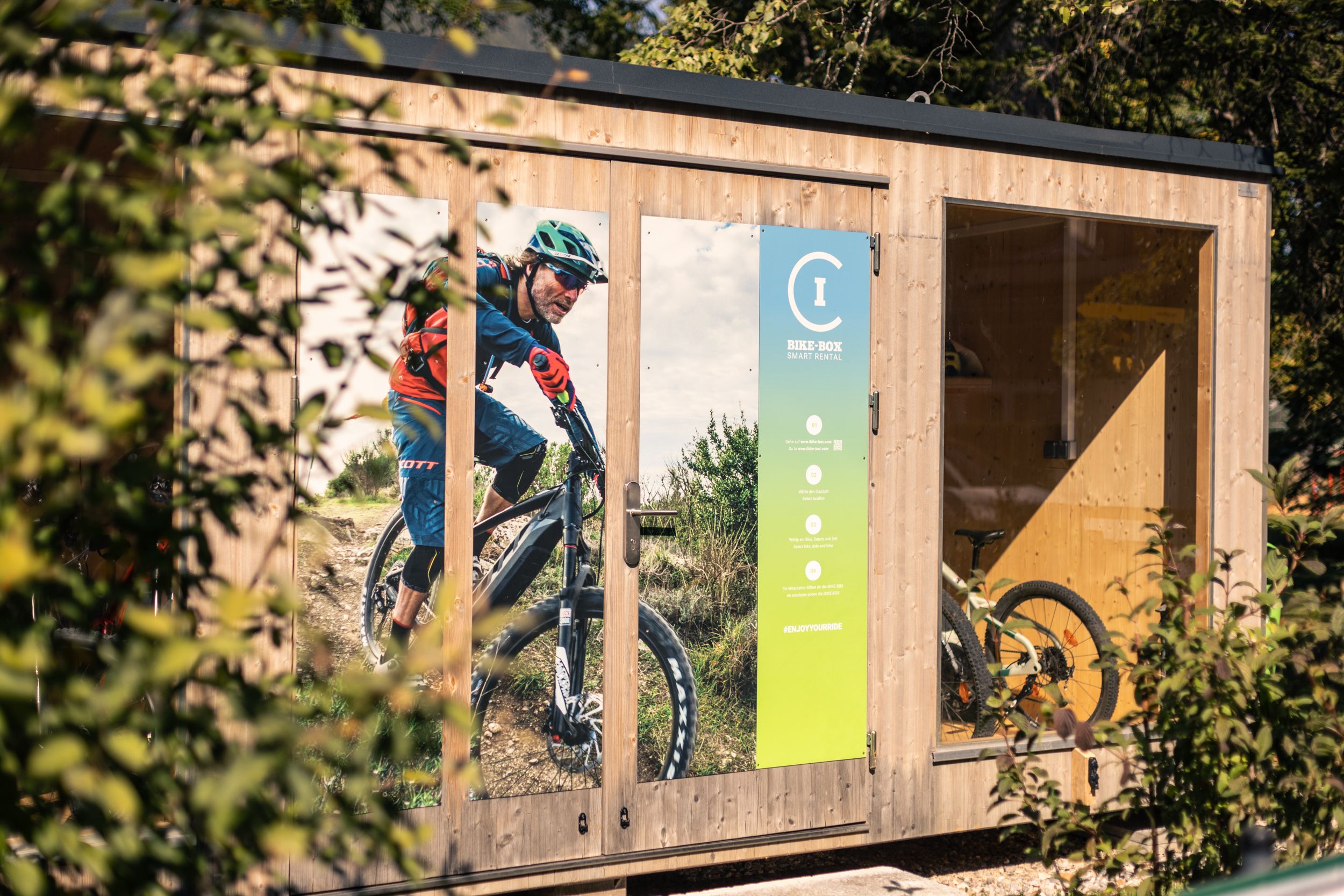 I-Bike Box Schneeberghof von außen