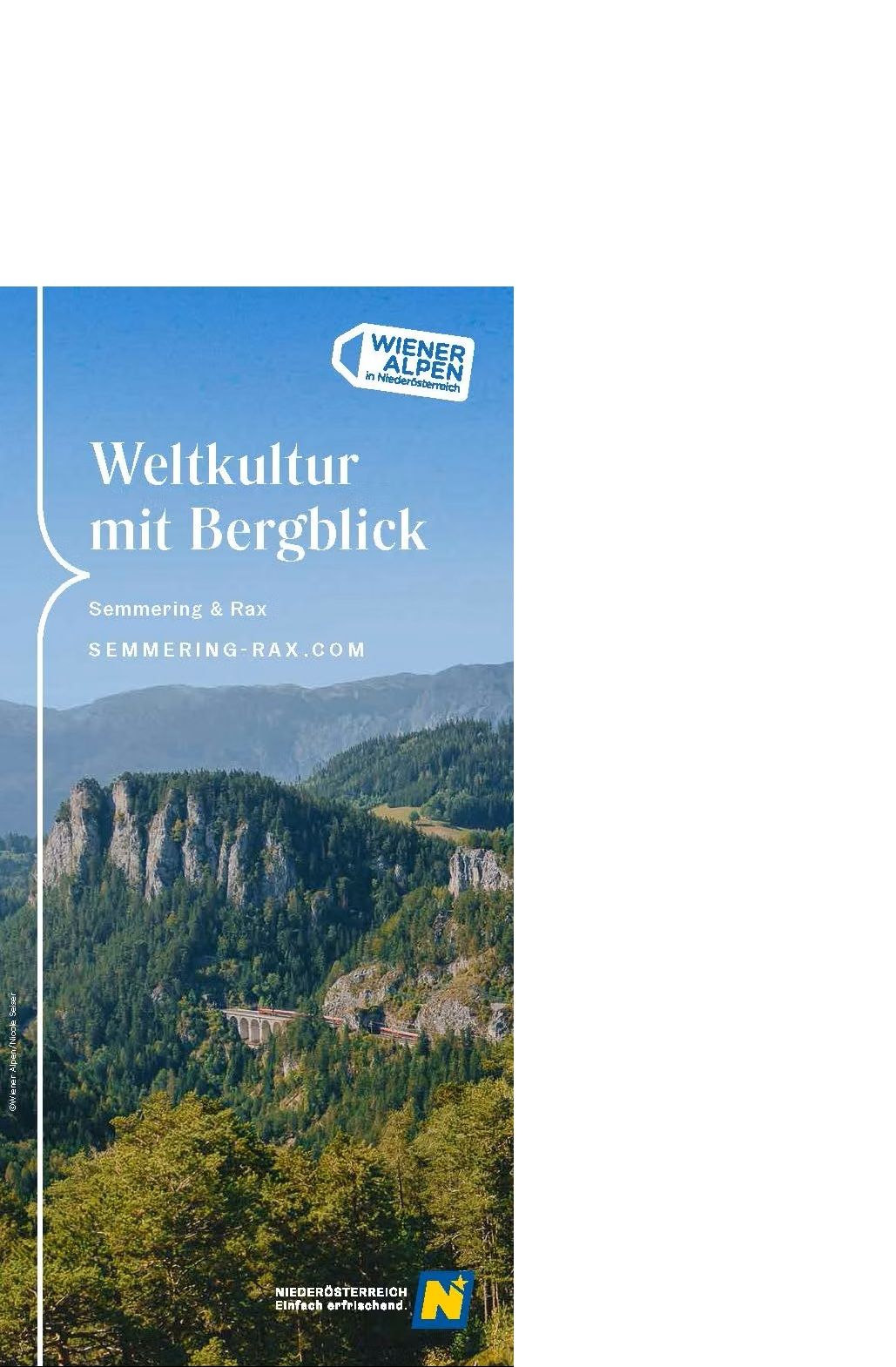Bild-Text "Regionsbroschüre Semmering-Rax"
