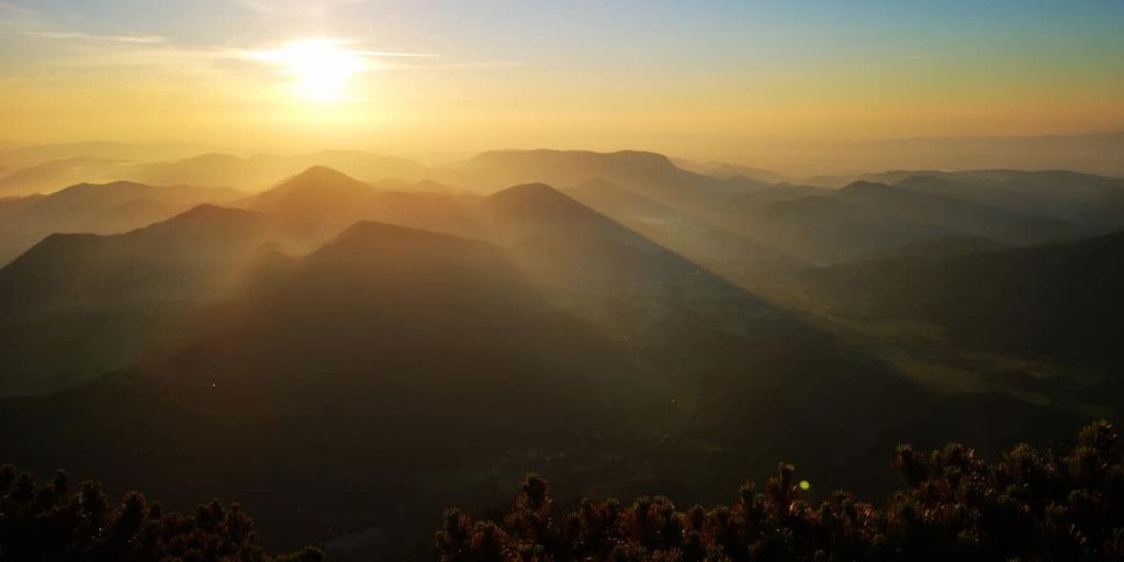 Sonnenaufgang Schneeberg