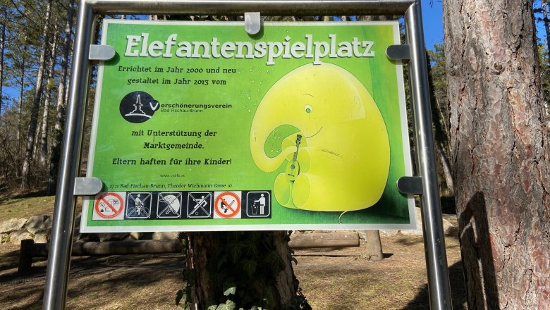 Elefanten Waldspielplatz, © Wiener Alpen