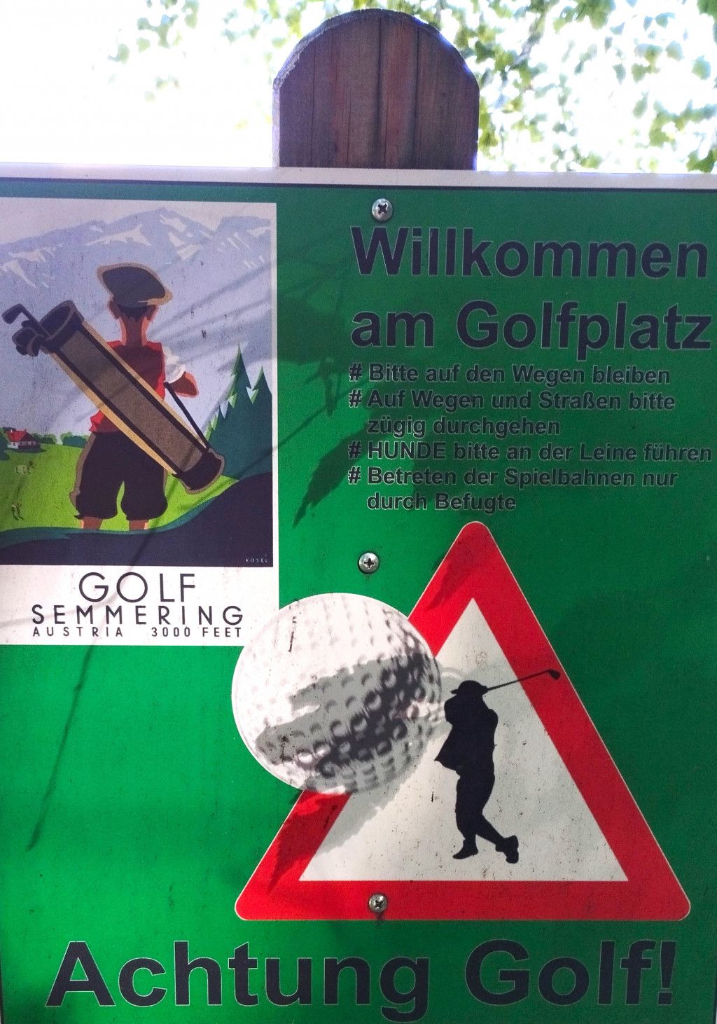 Golfen am ältesten Golfplatz Österreichs