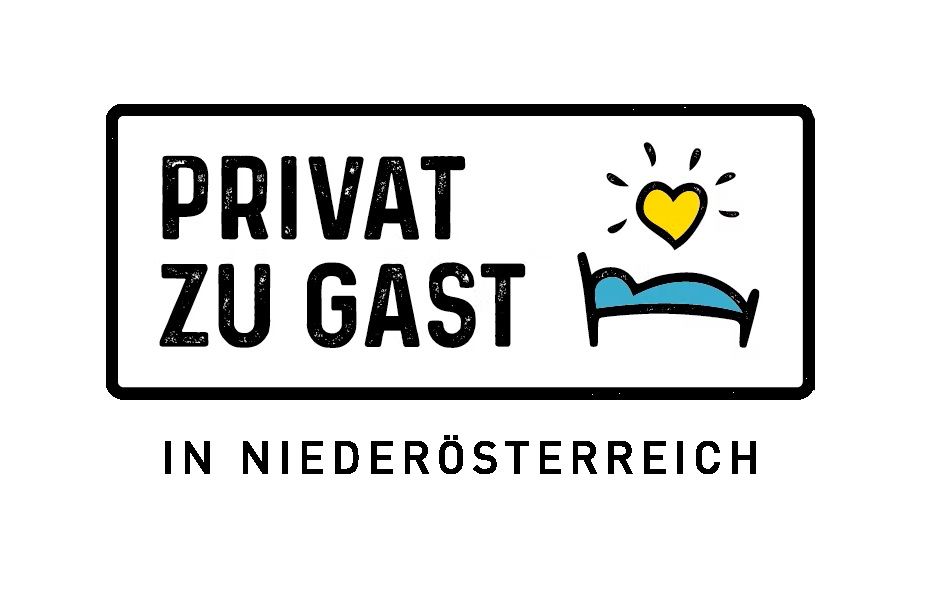 Bild-Text Logo "Privat zu Gast"