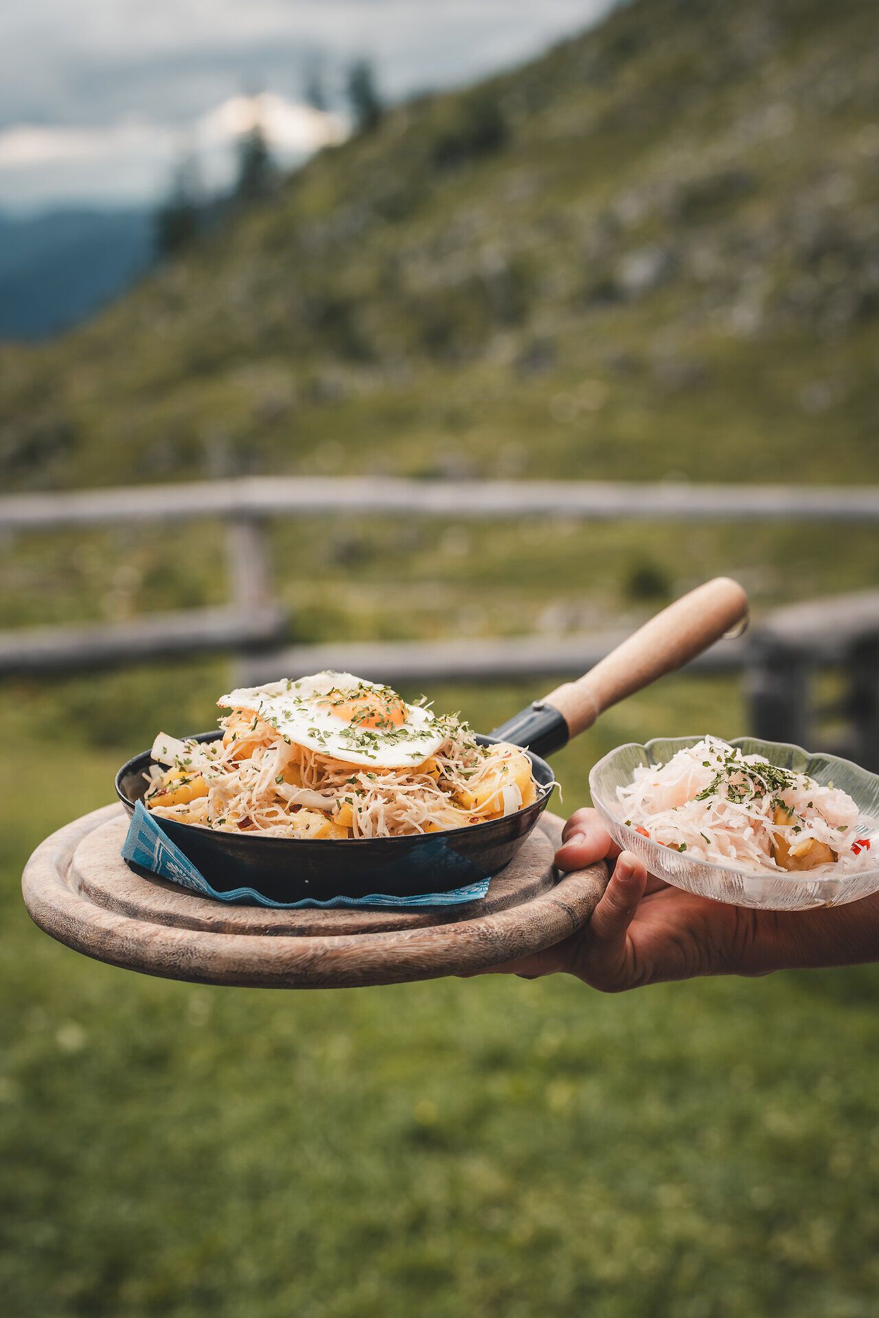 Mountain hut dish 