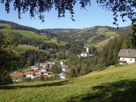 Blick auf St. Kathrein am Hauenstein, Joglland-Waldheimat in der Oststeiermark, © Oststeiermark Tourismus
