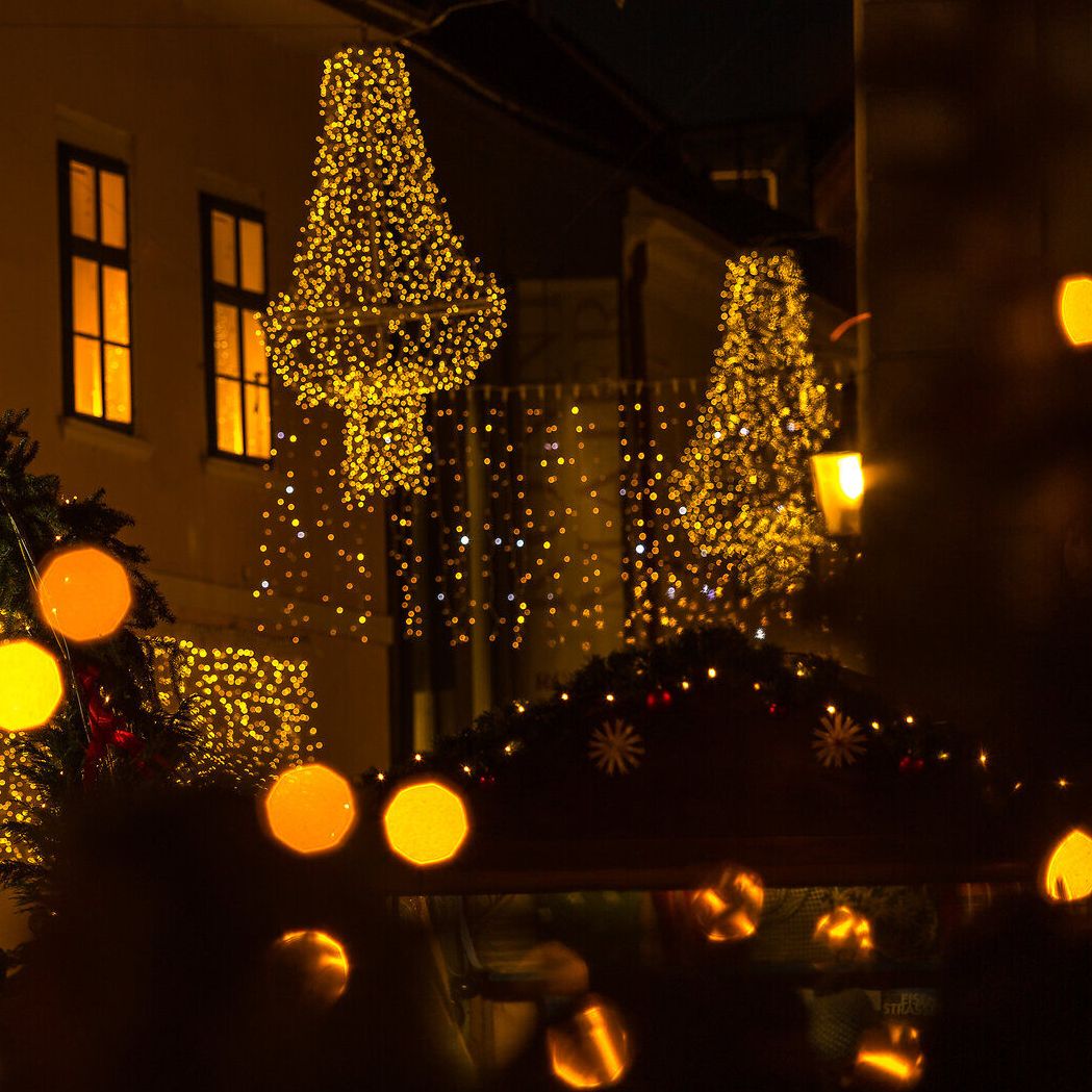 Adventmarkt vor dem Dom in Wiener Neustadt