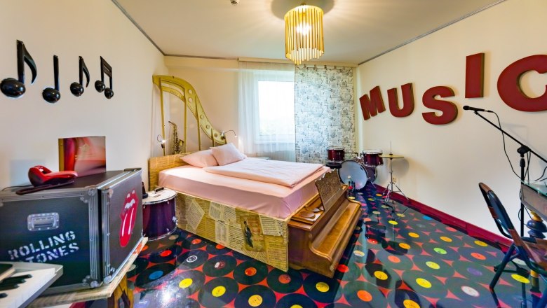 Musikzimmer, &copy; Boutiquehotel Freizeit-Tempel