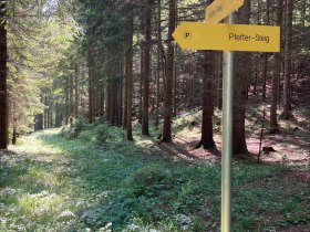 Pfeffer Steig Beschilderung, © Gemeinde Breitenstein