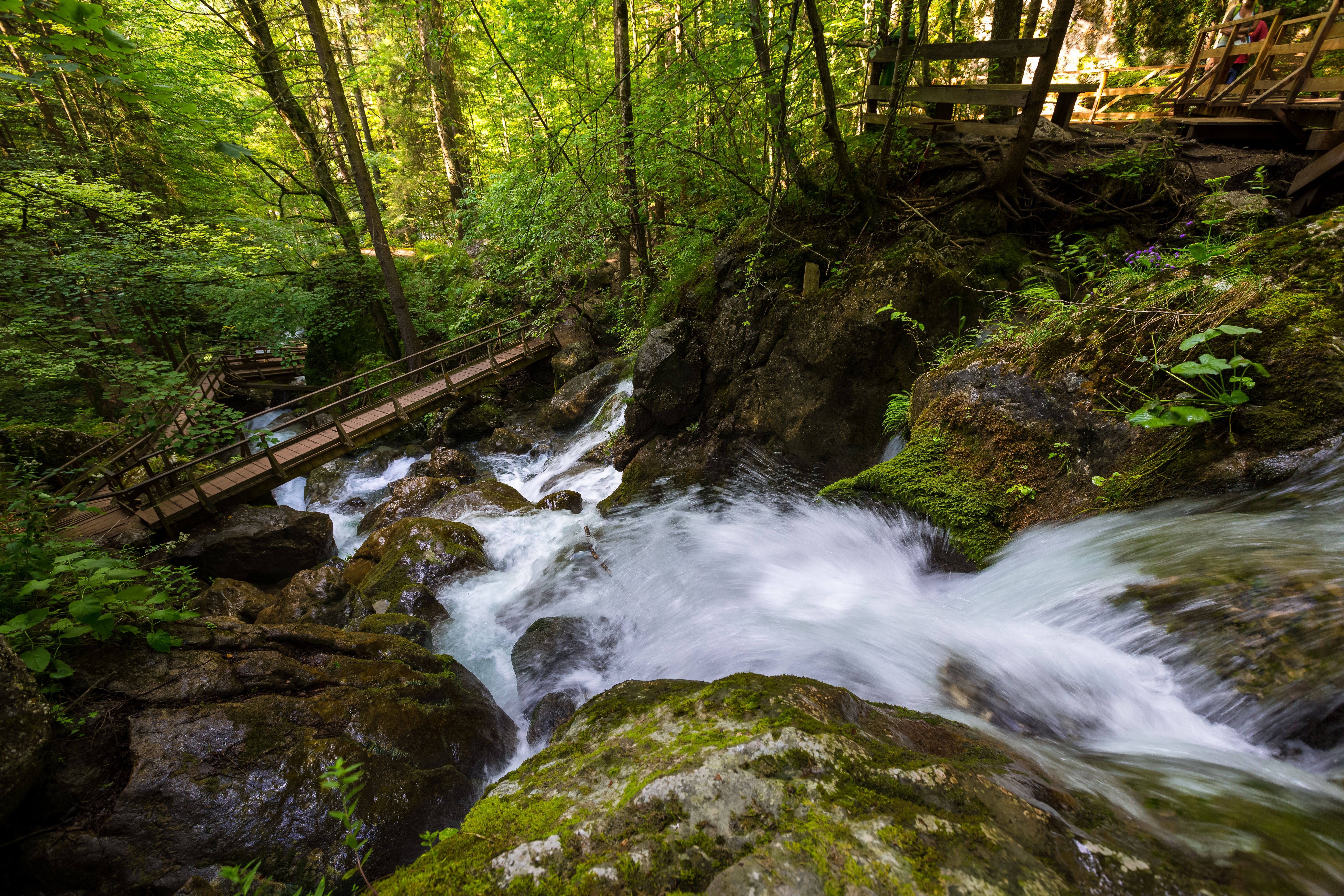 Wassserfall der Myrafälle