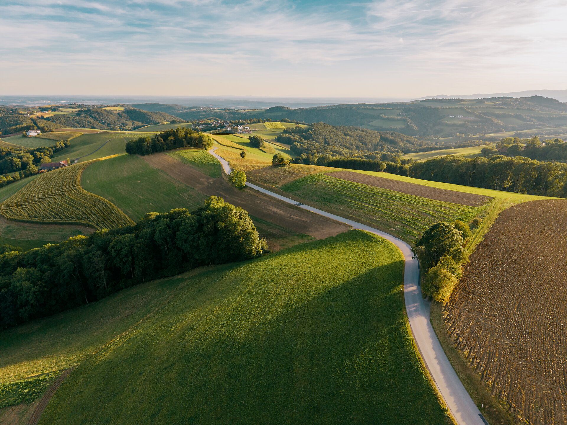Landschaftsaufnahmen im Herbst von der Buckligen Welt