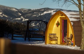 Die Waldnester beim Alpengasthof Enzian, © Wiener Alpen, Christian Kremsl