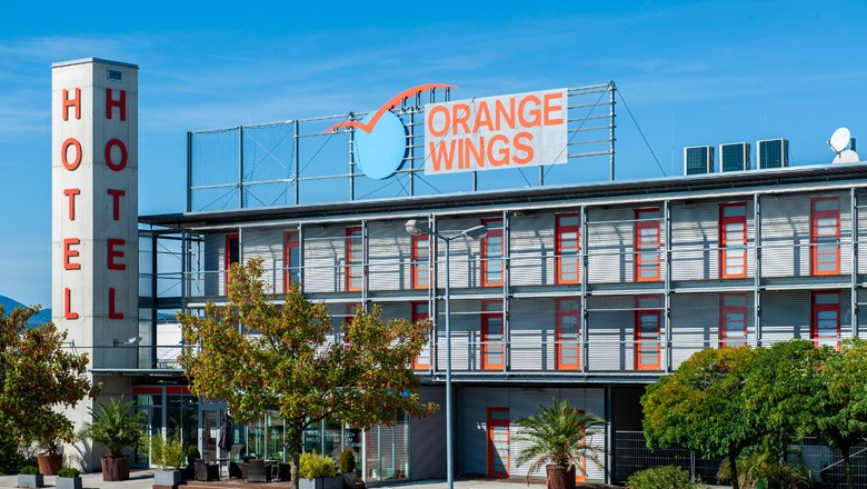 Orange Wings in Wiener Neustadt, © Franz Baldauf