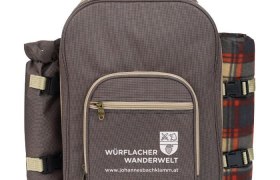 Picknickrucksack der Würflacher WanderWelt. 