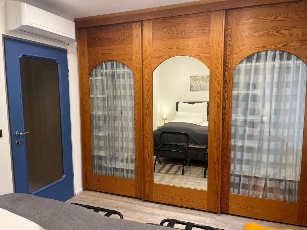 Closet with mirror in the bedroom