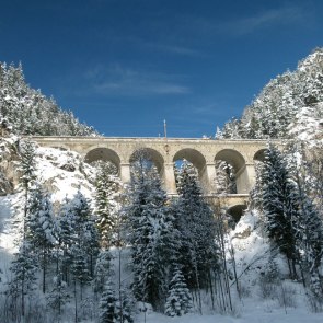Semmeringeisenbahn im Winter, © Horst Schröttner