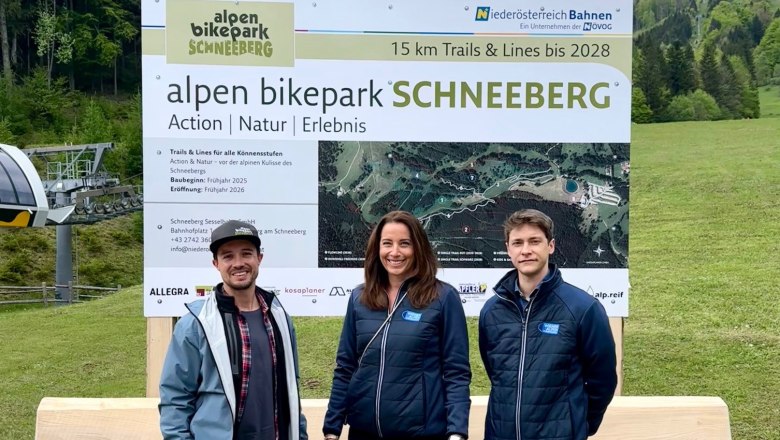 Spatenstich zum &bdquo;Alpen Bikepark Schneeberg&ldquo;, &copy; zvg(2), kosaplaner &amp; N&Ouml;VOG 