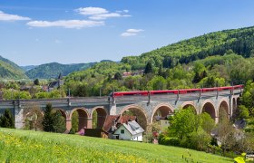 Viadukt der Semmeringeisenbahn in Payerbach, © Wiener Alpen, Franz Zwickl