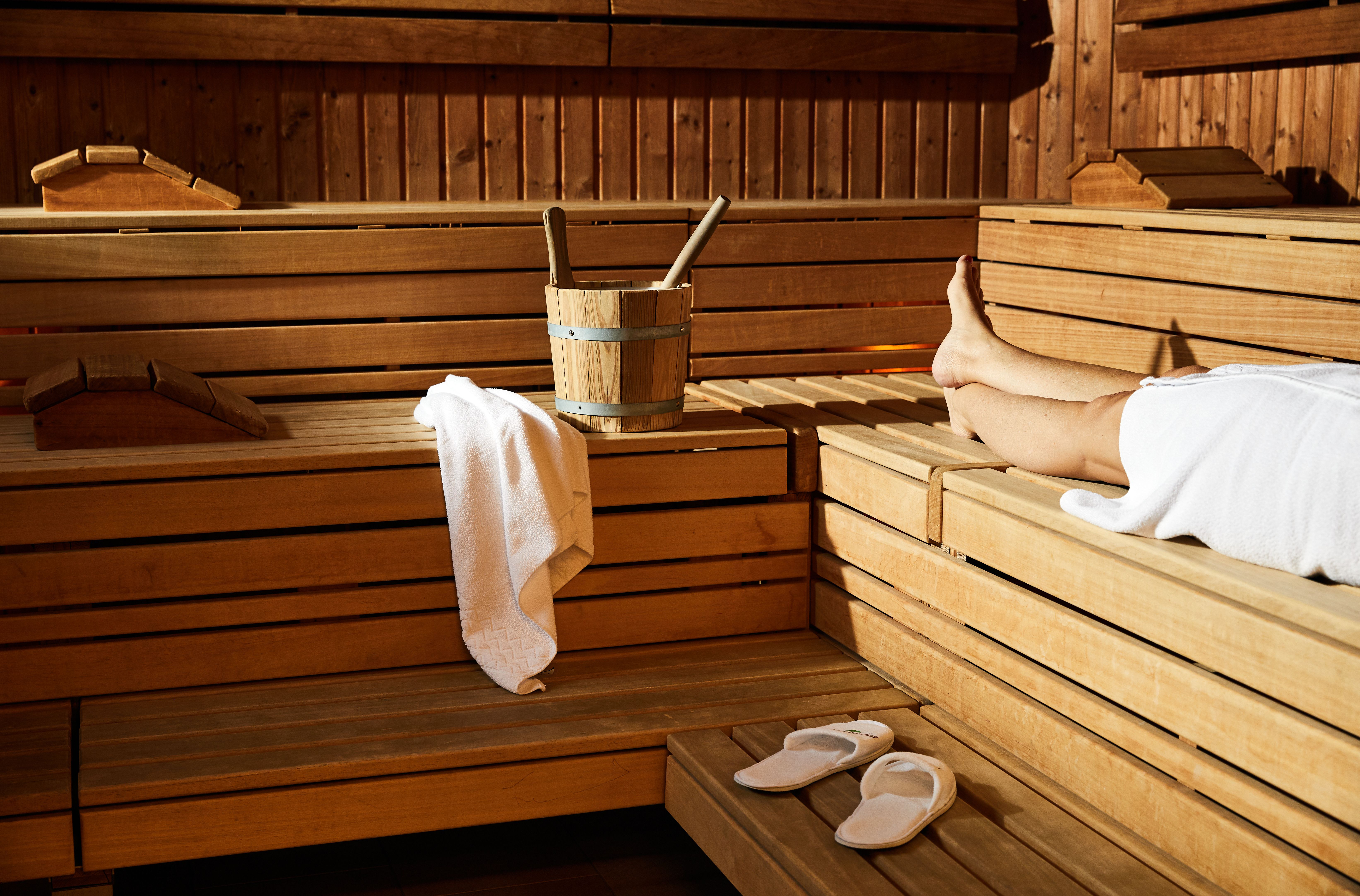 Sauna im Radpartner Betrieb Schneeberghof