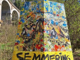 Christian Ludwig Attersee - Mosaik, © TVB Semmering-Rax-Schneeberg