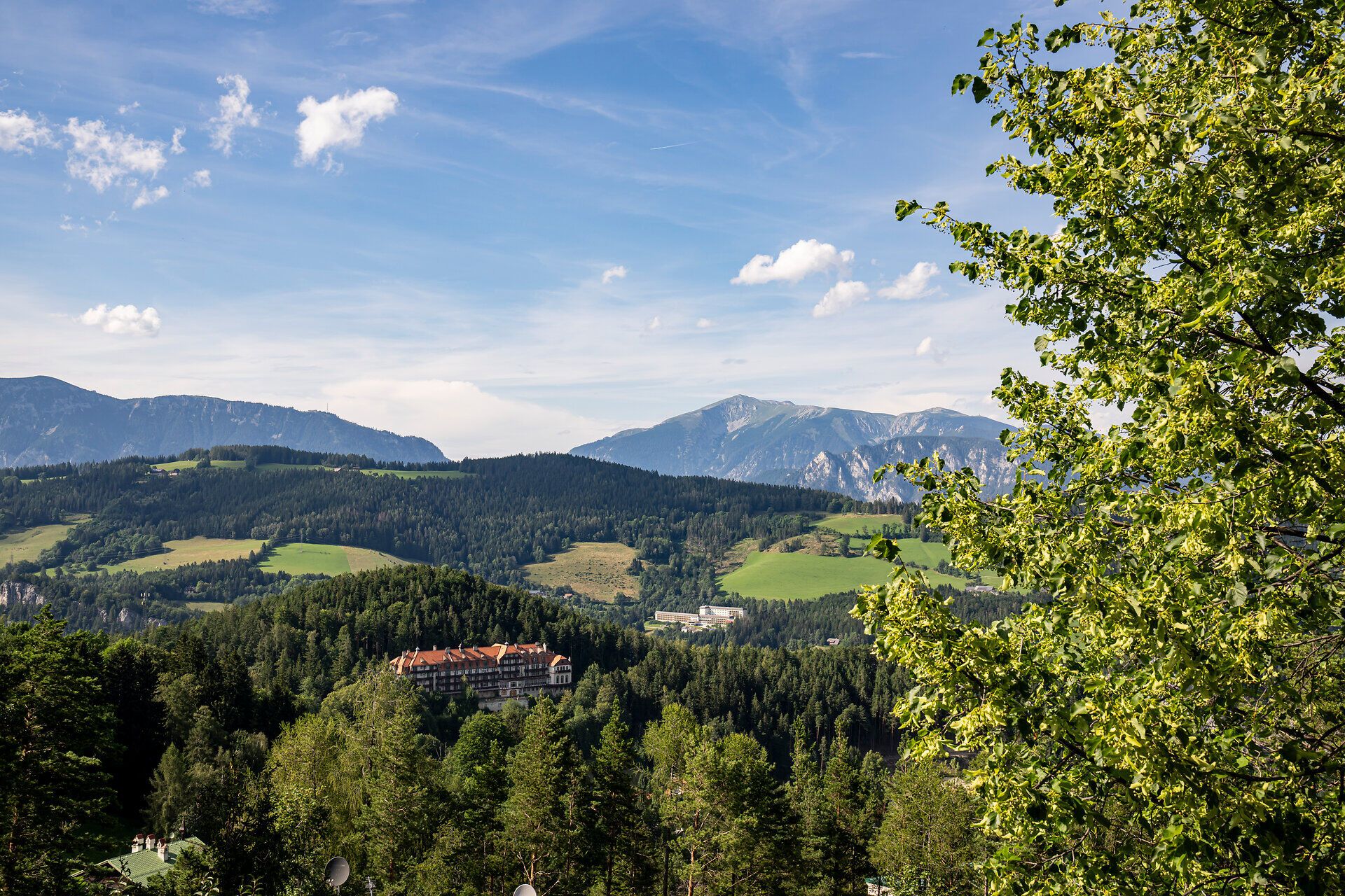 Ausblick auf den Semmering