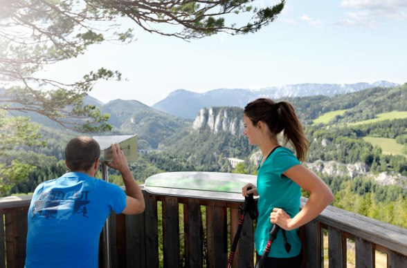 Place of view "20-Schilling-Blick", &copy; Wiener Alpen/Florian Lierzer